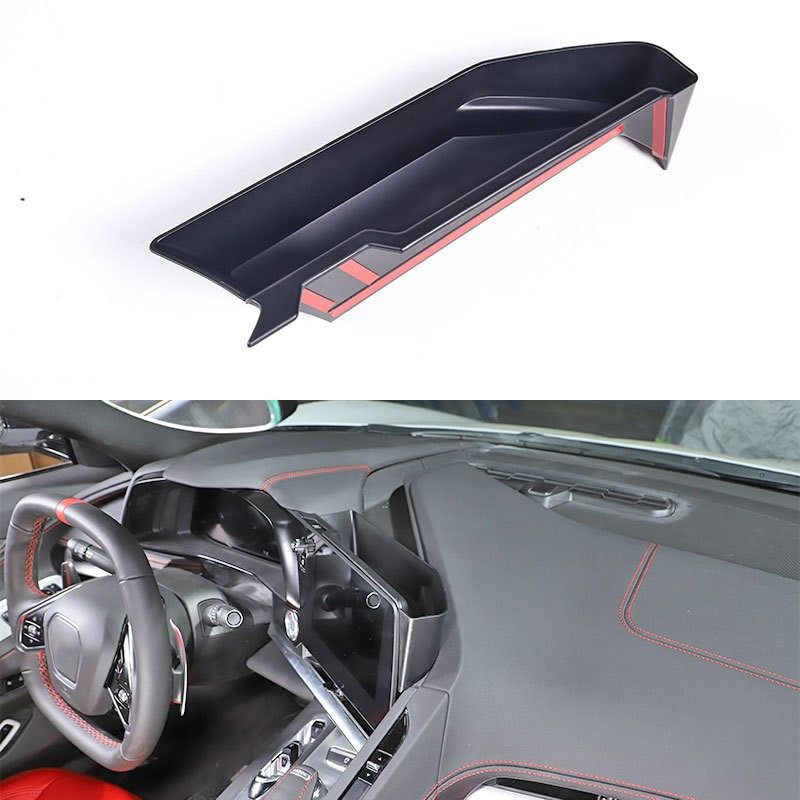 适用于20+款科尔维特C8导航后储物盒 ABS 1件套,汽车用品/电子/清洗/改装,其他内饰/驾乘用品,淘宝优惠券,粉丝福利购,淘宝优惠卷