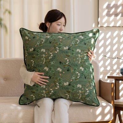 抱枕沙发客厅轻奢高级感新中式2025新款床上床头定 制靠枕套不含