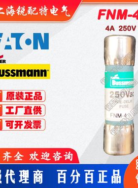 FNM-4 陶瓷管保险丝 250V 4A 10X38 巴斯曼BUSSMANN熔断器