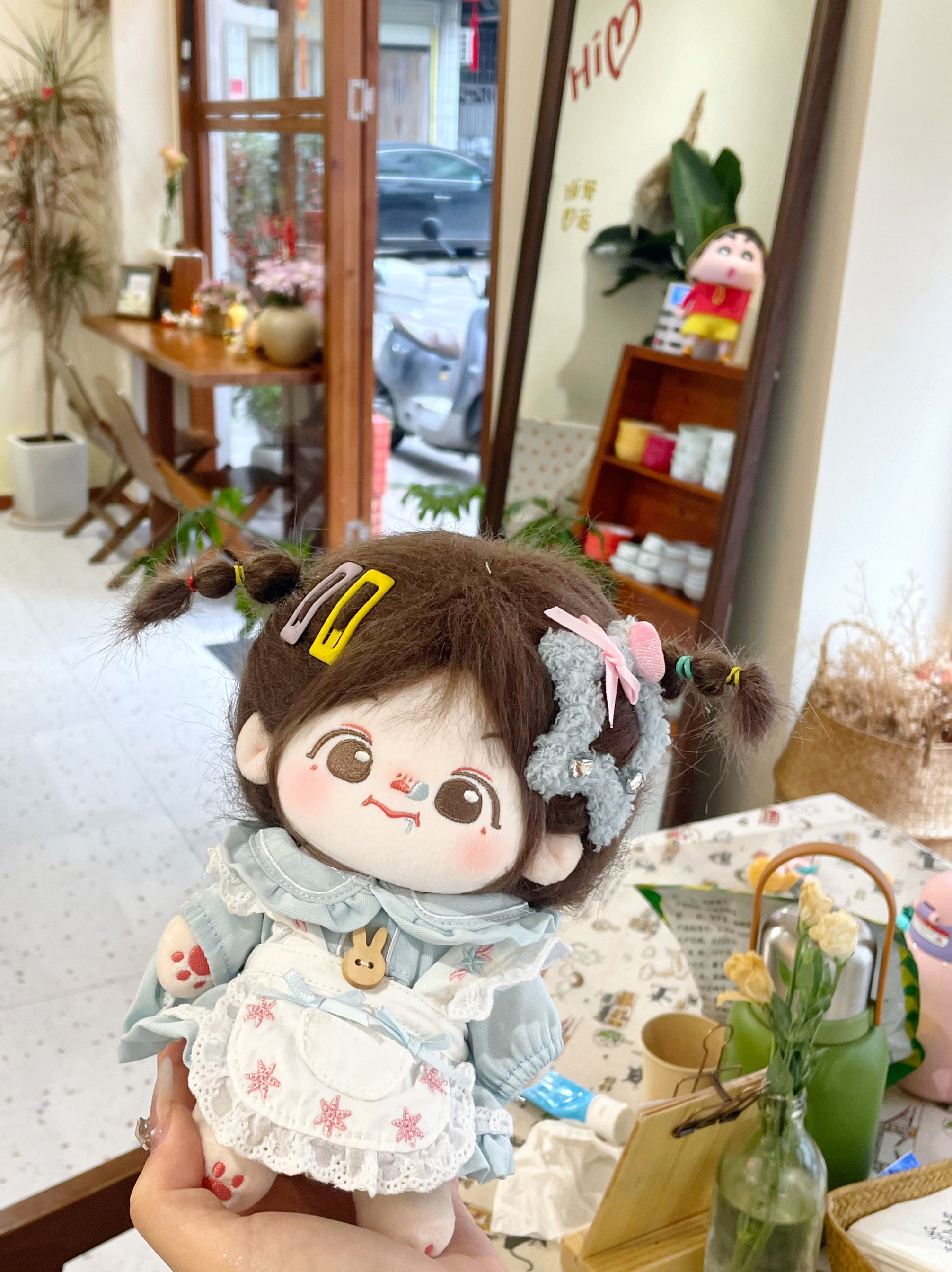 可爱娃衣10cm20cm棉花娃娃海星体正常体lolita风接受小裙子包邮