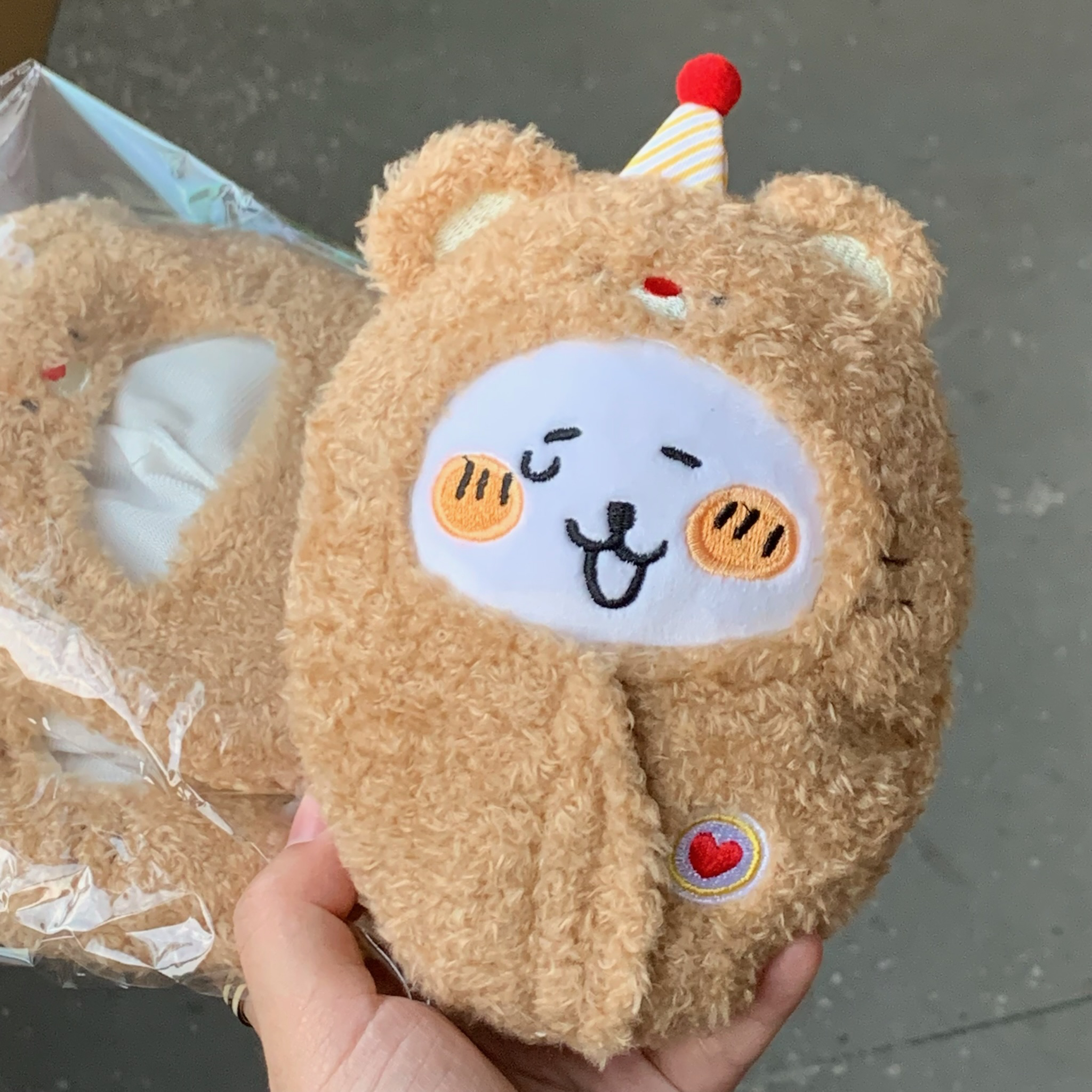 原创13厘米自嘲熊娃衣10厘米棉花娃包马卡龙娃包系列娃着替娃衣