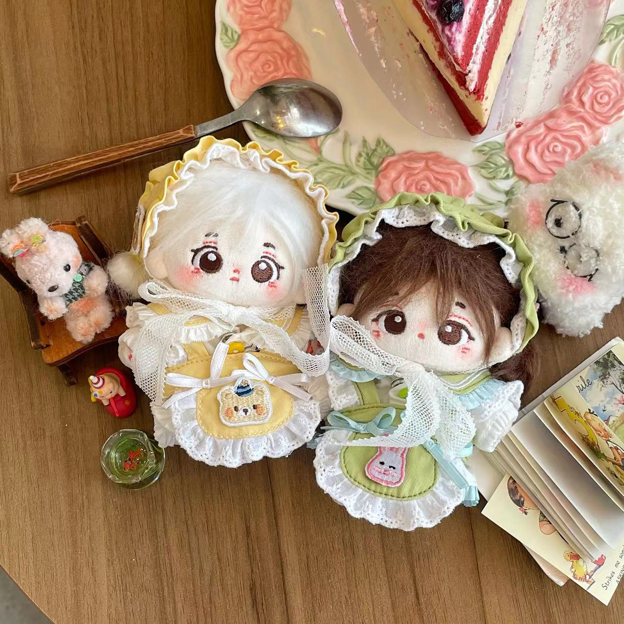 可爱40cm/10cm娃衣田园风棉花娃娃海星体正常体衣服可爱原创娃衣