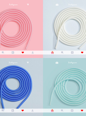 苹果16数据线保护套oppoFind X华为Pura 70 Ultra小米15vivo S19手机充电器专用创意防折断耳机绳缠绕