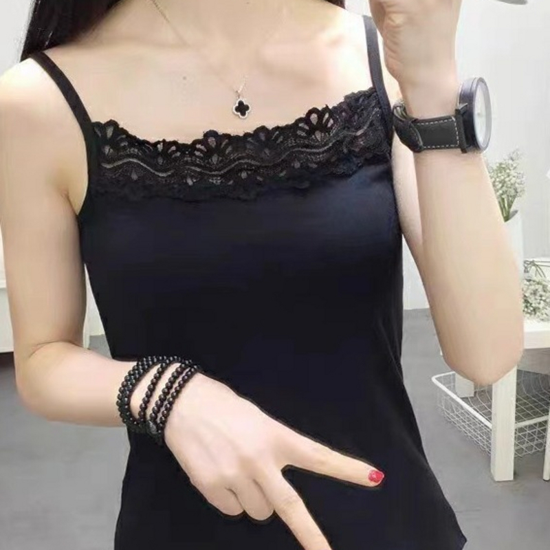吊带背心女蕾丝小吊带内搭吊带外穿百搭打底背心性感辣妹穿搭女装