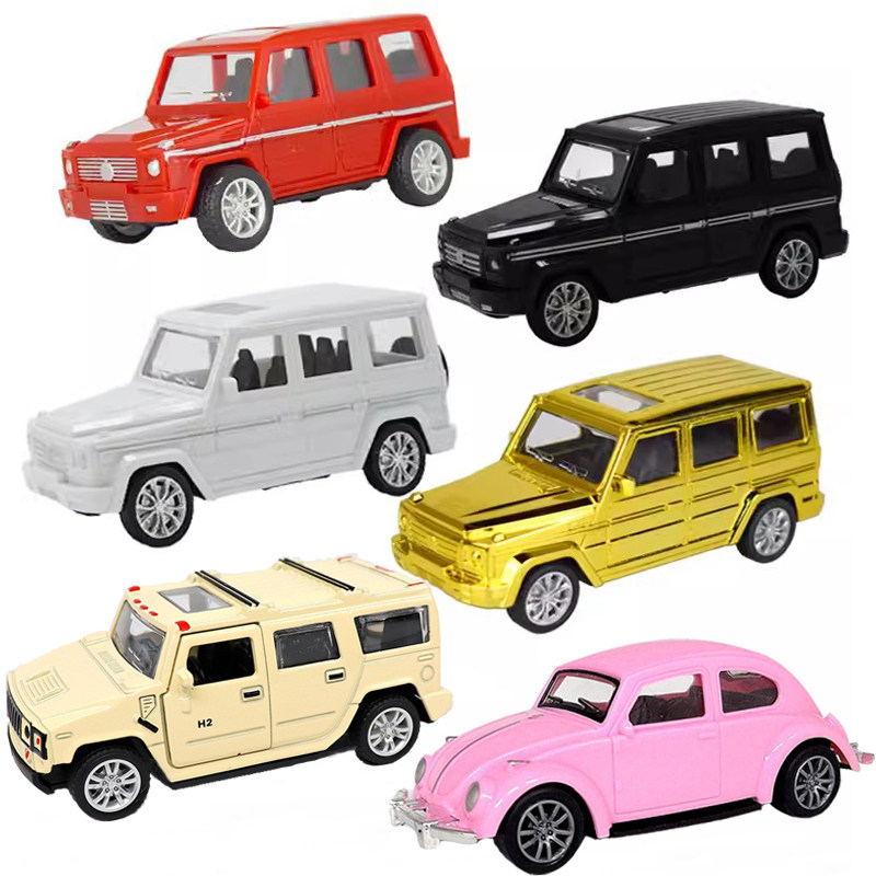 小汽车蛋糕装饰摆件男神父亲生日烘焙配件合金大G奔驰越野车跑车