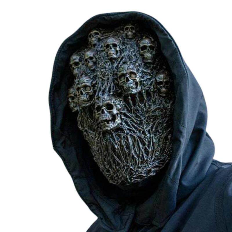 Steampunk Skull Mask 蒸汽朋克骷髅头面具酒吧派对万圣节道具