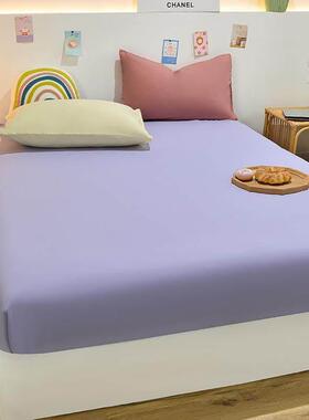 mono color sheet bedsheet bed linen spread cotton bed cover