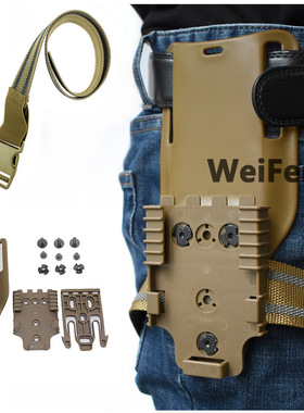 Tactical Drop Leg Band Strap QLS 19 22 Gun Holster Adapter f