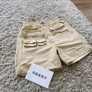 Travis Scott Whoisjacov Cargo Shorts 高街多口袋工装裤子短裤