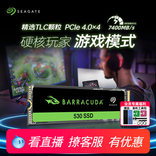 Seagate希捷m2固态pcie4硬盘1t 2t电脑笔记本TLC颗粒ps5酷鱼530