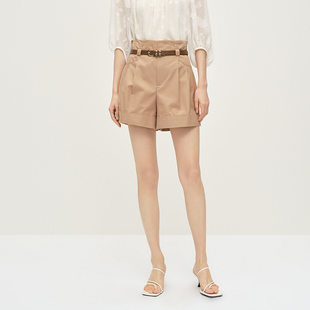 Dekashell/迪卡轩2025夏季新款裤子时尚高显瘦短裤女