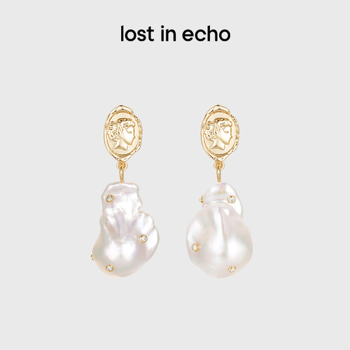 lostinecho巴洛克珍珠耳环