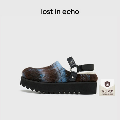 lostinecho加绒外穿勃肯拖鞋