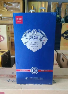 景芝42度500ml*1瓶一品景芝柔雅芝香10年芝麻香型白酒礼品自饮