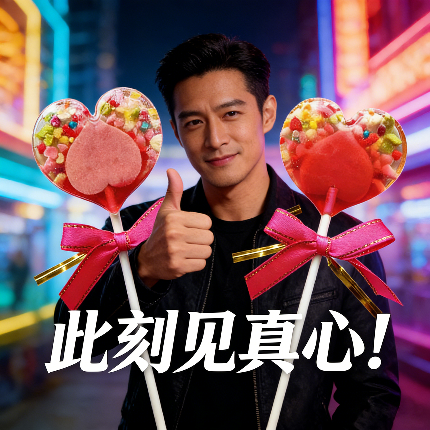 樱花味真心棒棒糖学生女朋友闺蜜礼物感动纪念高级感网红怪味零食