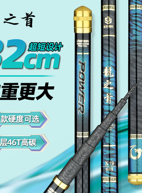 龙之首溪流竿短节鱼竿手杆超轻超硬28调19调鲫鱼竿便携钓鱼竿手竿