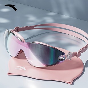 安踏水之瞳泳镜女士高清近视带度数男游泳防雾防水镀膜泳帽套装