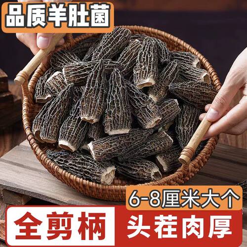 云南新货无硫干货羊肚菌农家干菇