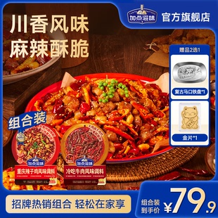 【麻辣组合】加点滋味冷吃牛肉辣子鸡风味调料自制牛肉干零食酥脆