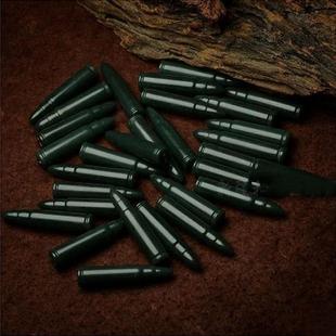 和田青玉子弹头挂件男女青玉真武器挂件吊坠随身挂坠子个性礼物