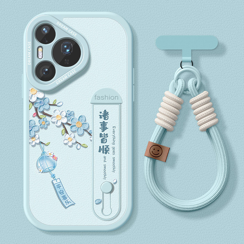 适用华为pura70o手机壳腕带图片