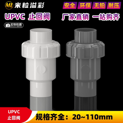 PVC止回阀4分6分1寸2寸3寸