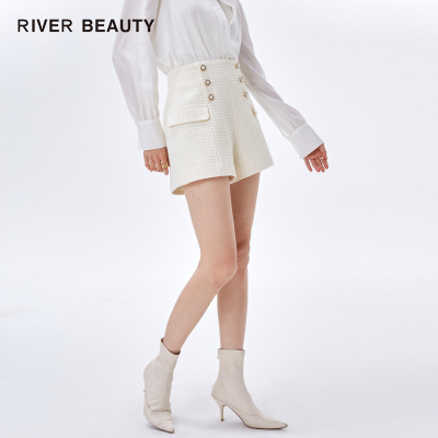 RIVERBEAUTY休闲羊毛短裤