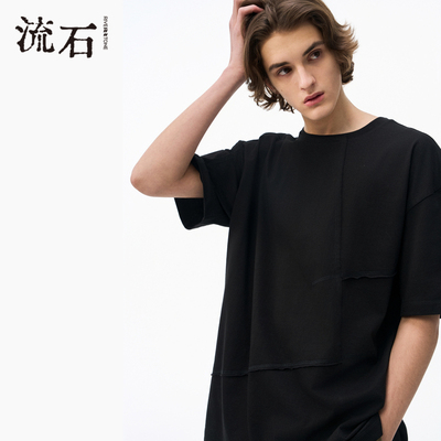 商场同款流石男装圆领短袖T恤潮