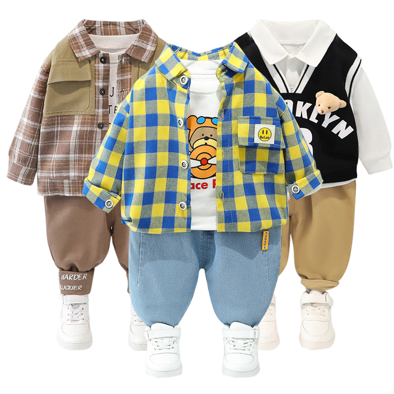 Toddler boy baby clothing suit spring and autumn children's在类目 个性定制/设计服务/DIY, 服饰箱包定制, 儿童服装加工定制, 儿童套装加工定制中 - 来自Buy2taobao.com提供专业的淘宝代购服务