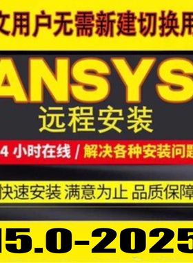 ANSYS软件远程安装2025 2022  19 2023R1fluent中文版 workbench