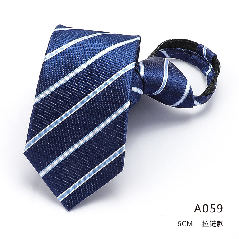领带男士休闲窄款蓝色条纹懒人西装衬衫免打拉链式6厘米A059拉链,服饰配件/皮带/帽子/围巾,领带,淘宝优惠券,粉丝福利购,淘宝优惠卷