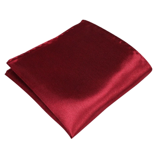 男装西装酒红口袋巾方巾男士衬衫西服胸巾手帕丝巾红色胸口巾