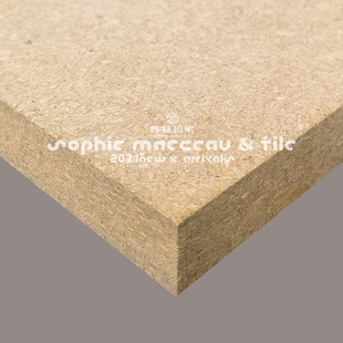 秸秆板新型环保可回收材料商业空间室内桌面吧台柜门背景墙饰面板