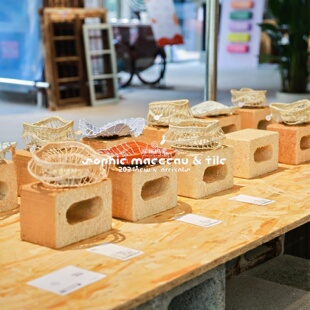 DIY无醛轻质环保秸秆砖 家居装饰收纳柜庭院布景改造 轻质空心砖