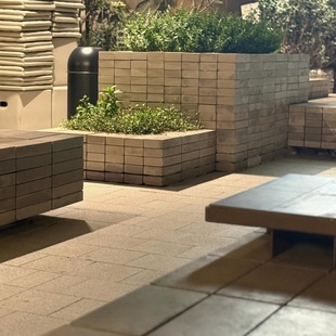 手工定制粗粝肌理夯土砖环保背景墙地面吧台隔断装饰酒店民宿