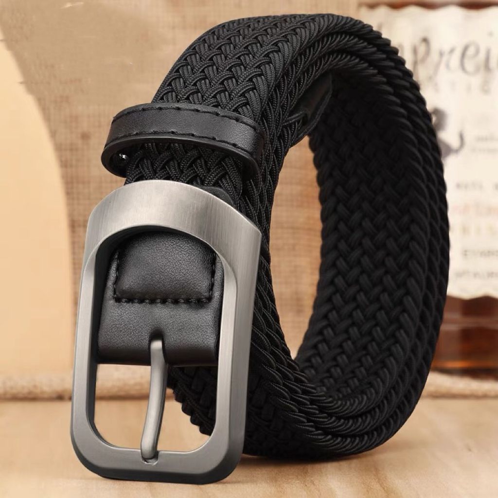 2024新款秋季高档编织腰带男款