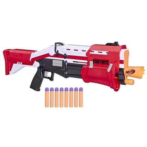 NERF堡垒之夜联名ts发射器 全新彩盒mega弹发射器机械软蛋联名款