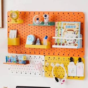 书桌洞洞板置物配件diy配件16mm25mm挂件层板挂钩整理收纳神器