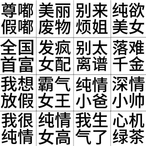 搞怪黑白文字贴纸手机行李箱DIY
