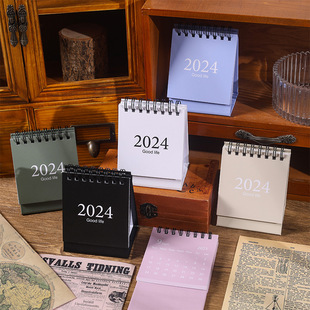 日历迷你桌面小台历摆件创意礼物月历考研倒计年历高考 2024年新款