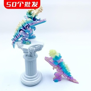 批发50个3D打印定制霸王龙模型玩具摆件儿童玩具礼物礼品大全摆摊
