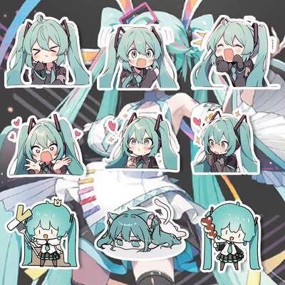 chibi版初音未来iPad装饰贴纸
