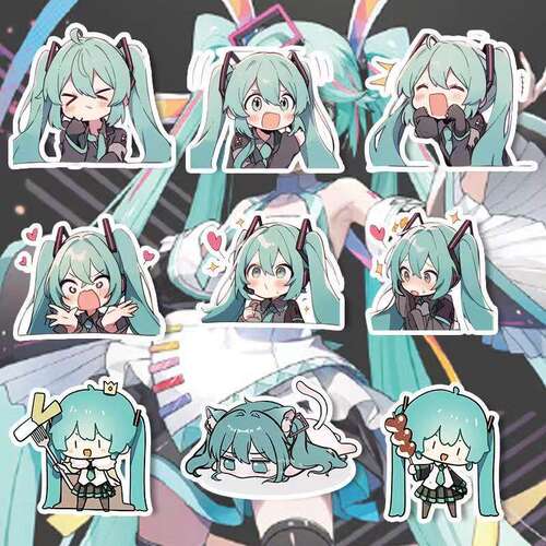 chibi版初音未来iPad装饰贴纸