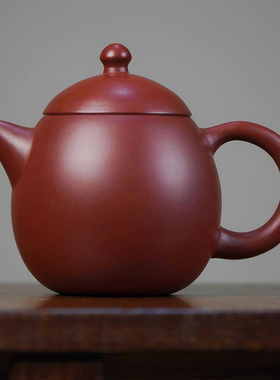 特价实力派徐老师原矿紫朱泥龙蛋宜兴紫砂壶紫砂泡茶壶160cc