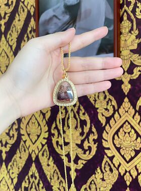(萨玛空鉴定卡)龙婆塞2545燕通佛牌  泰国佛牌泰年福佛牌饰品吊坠