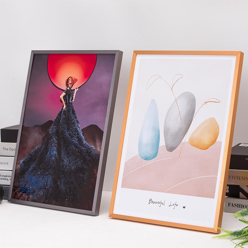 poster , photo , wooden art picture frame, square相框/画框