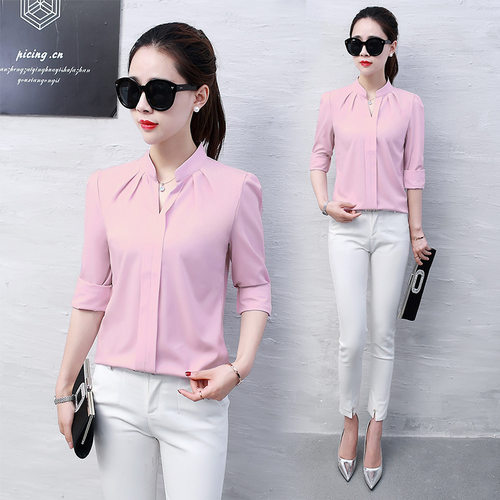 2026 Korean Version Of Solid Color Thin Long Sleeve Spring A