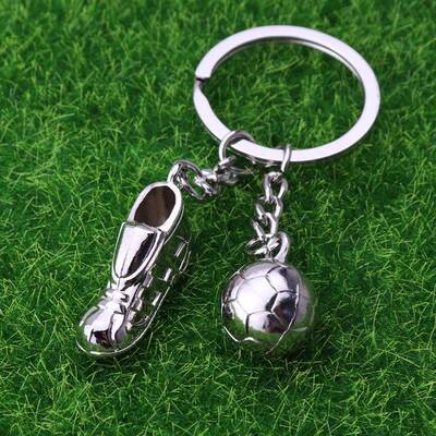 Mini Football Baketball Court Keychain For Men Women occer