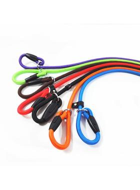 Dog Training Leash Slip Pet Dog Nylon Rope Lead Strap Tracti
