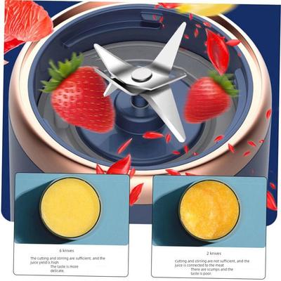 6 Blades Juicer Cup 400ML USB Smoothie Blender Food Mixer